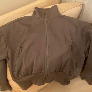 Forever 21 army green sweater